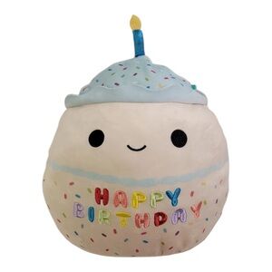 Squishmallows 12” Happy Birthday Cake Plush Kellytoy Limited Edition